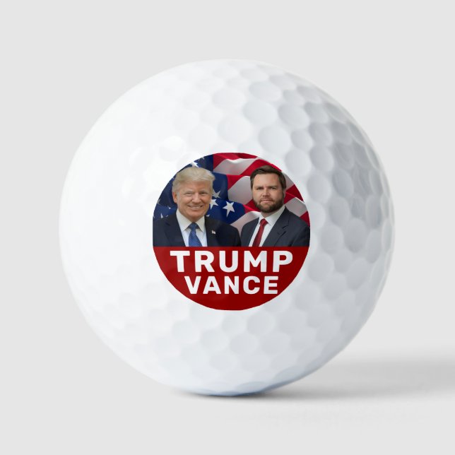 Pelotas De Golf Trump Vance 2024 (Anverso)