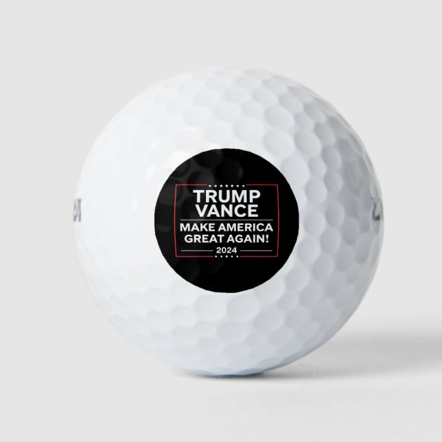 Pelotas De Golf Trump Vance 2024 Presidente JD Vance Vice MAGA (Anverso)