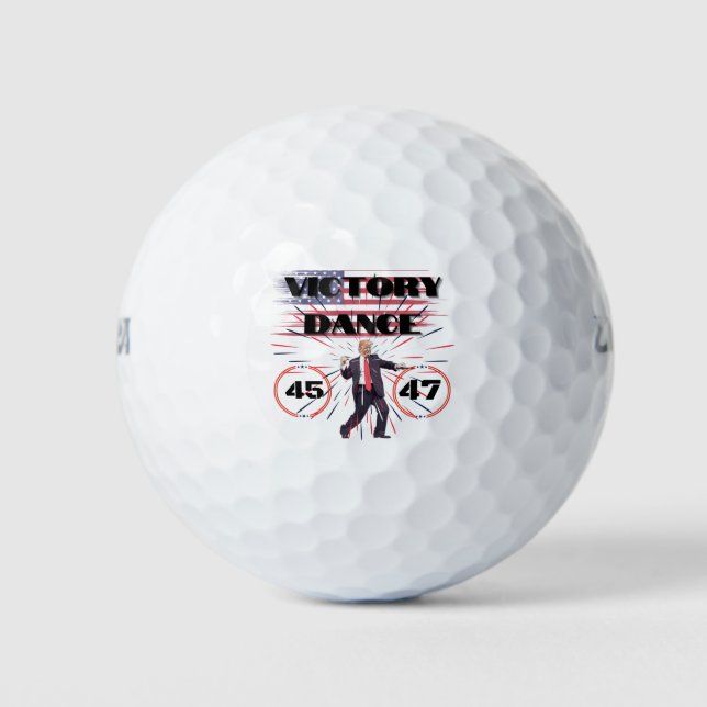 Pelotas De Golf Trump Wilson Golf Ball Victory Dance (Anverso)