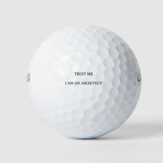 Pelotas De Golf Trust me I am an Architect