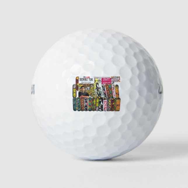 PELOTAS DE GOLF TST /SCRIBZ (Anverso)