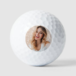 Pelotas De Golf Tu cara en un cumpleaños