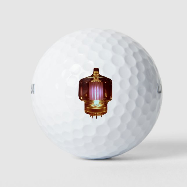 Pelotas De Golf Tubo de vacío del transmisor brillante (Anverso)