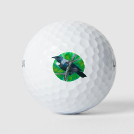 Pelotas De Golf Tui de Nueva Zelanda - Pintura en acrílico