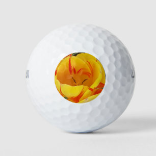 Pelotas De Golf Tulipanes amarillos de primavera