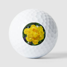 Pelotas De Golf Tulipanes amarillos en el jardín