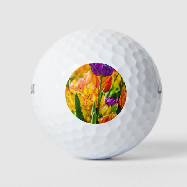 Pelotas De Golf Tulipanes Encantadores 01 (Anverso)