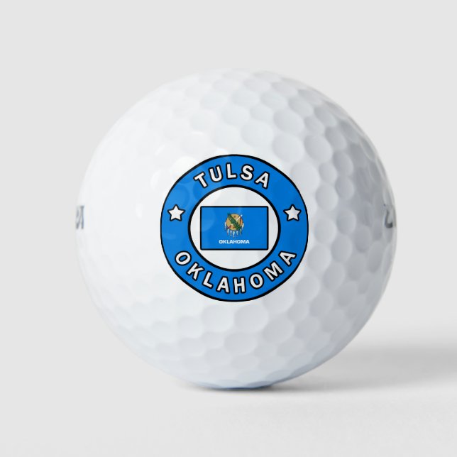 Pelotas De Golf Tulsa Oklahoma (Anverso)