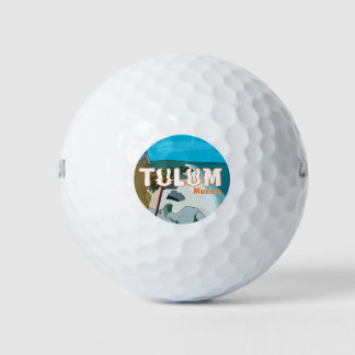 Pelotas De Golf Tulum Mexico Gran Idea de Regalo