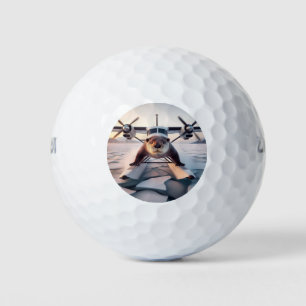 Pelotas De Golf Turbo Prop Twin Engine Float Plane Bush Canadá