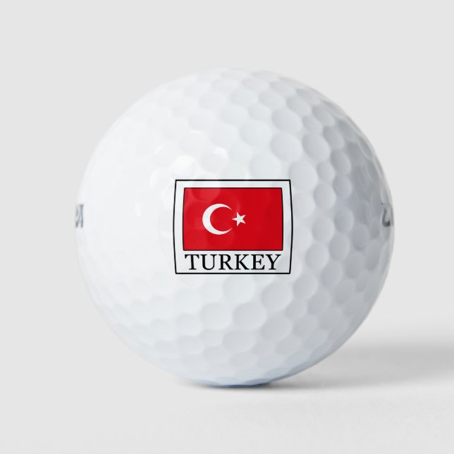 Pelotas De Golf Turquía (Anverso)