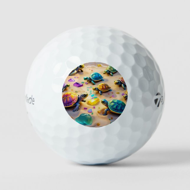 Pelotas De Golf "Turtle Playtime Palooza" (Anverso)