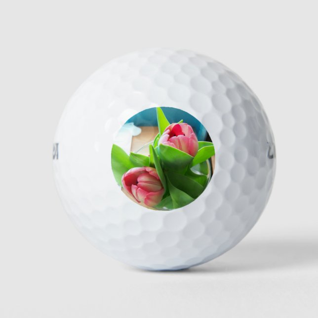 Pelotas De Golf Tutoriales de escritorio rosa (Anverso)