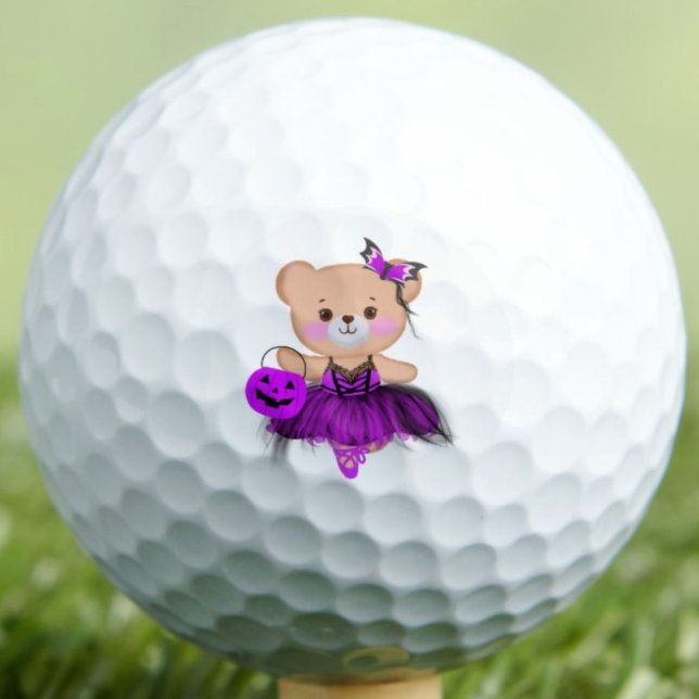 Pelotas De Golf ¡Tutu Cute a Spook! Teddy Bear Witch Ballerina (Subido por el creador)