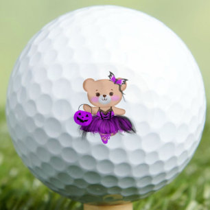 Pelotas De Golf Tutu Cute para Asustar! Osito de Peluche Bruja Bai