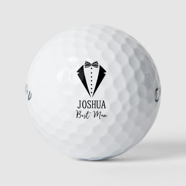 Pelotas De Golf Tuxedo Best Man (Anverso)