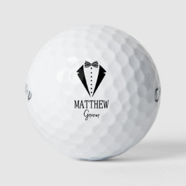 Pelotas De Golf Tuxedo Groom