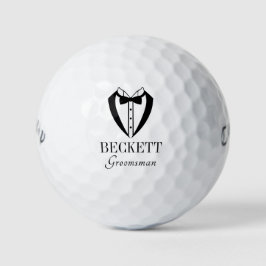 Pelotas De Golf Tuxedo Groomsman