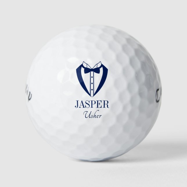 Pelotas De Golf Tuxedo Usher (Anverso)