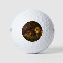 Pelotas De Golf Two Friends (Donkey and Lamb) (Farm Animals)