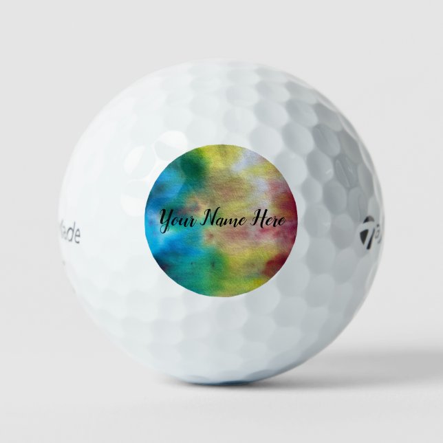Pelotas De Golf Tye Dye (Anverso)