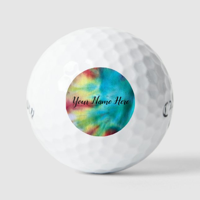 Pelotas De Golf Tye Dye #3 (Anverso)