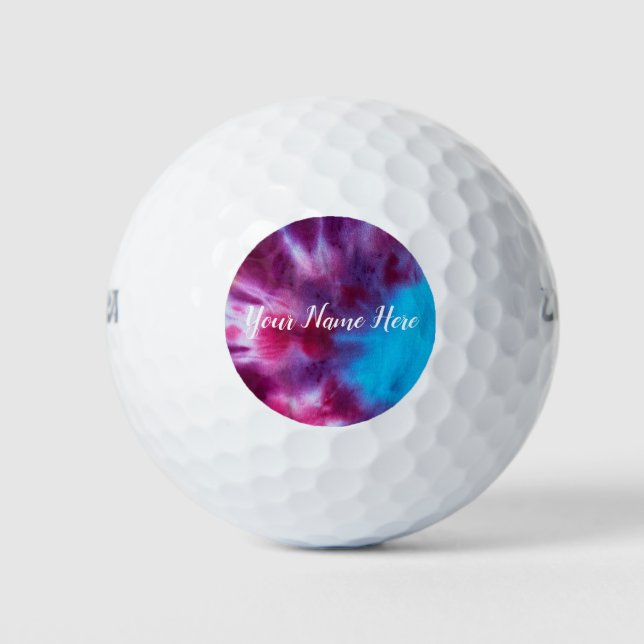 Pelotas De Golf Tye Dye #5 (Anverso)