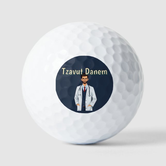 Pelotas de Golf Tzavut Danem (Anverso)