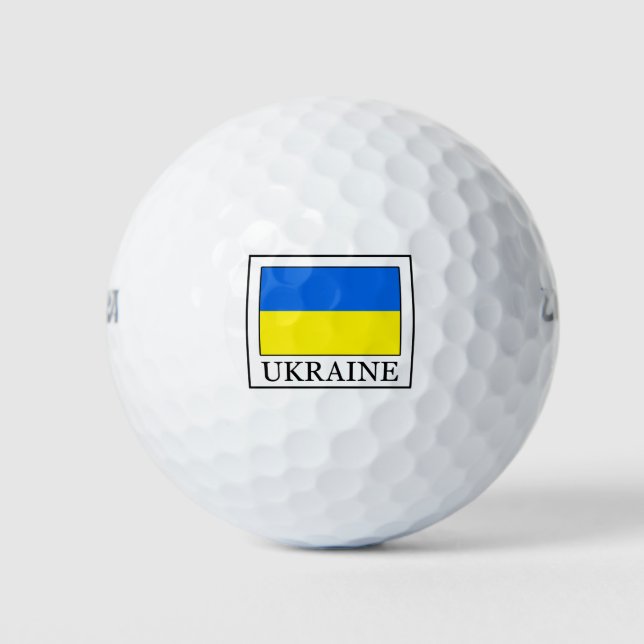Pelotas De Golf Ucrania (Anverso)