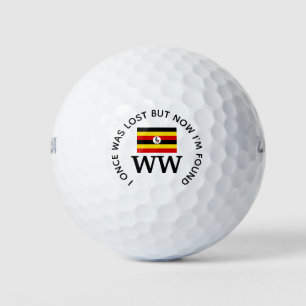 Pelotas De Golf UGANDA Monograma personalizado Cristiano Perdido E