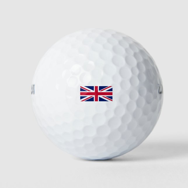 Pelotas De Golf Uk Flag-United Kingdom-England-Union Jack (Anverso)