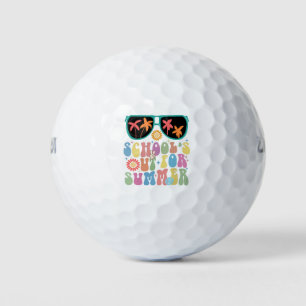 Pelotas De Golf Último día de clases Groovy La escuela está cerrad