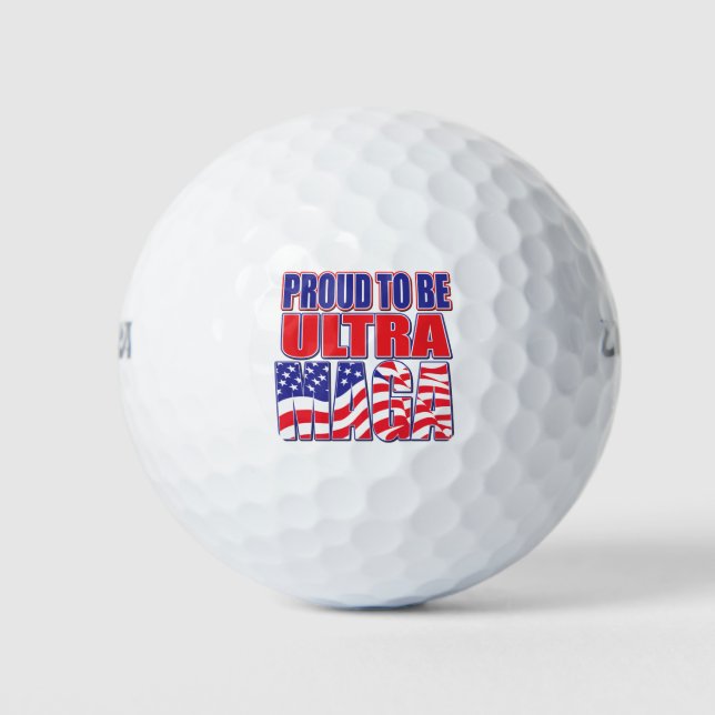 Pelotas De Golf Ultra-MAGA (Anverso)
