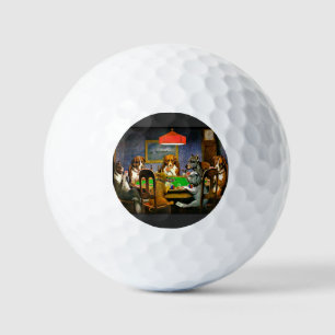Pelotas De Golf Un amigo en necesidad, Perros jugando póquer,
