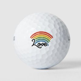 Pelotas De Golf Un arcoiris de amor