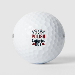 Pelotas De Golf Un buen chico católico polaco