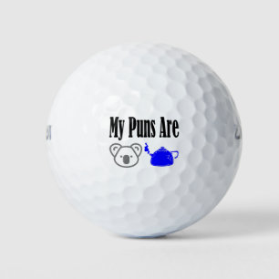 Pelotas De Golf Un Chiste de Koala Tea Puns Dad