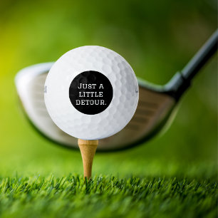 Pelotas De Golf Un pequeño desvío, divertido, Guay, Minimalista