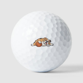 Pelotas De Golf Un perro perezoso
