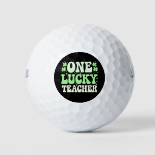 Pelotas De Golf Un profesor afortunado Groovy profesor retro St Pa