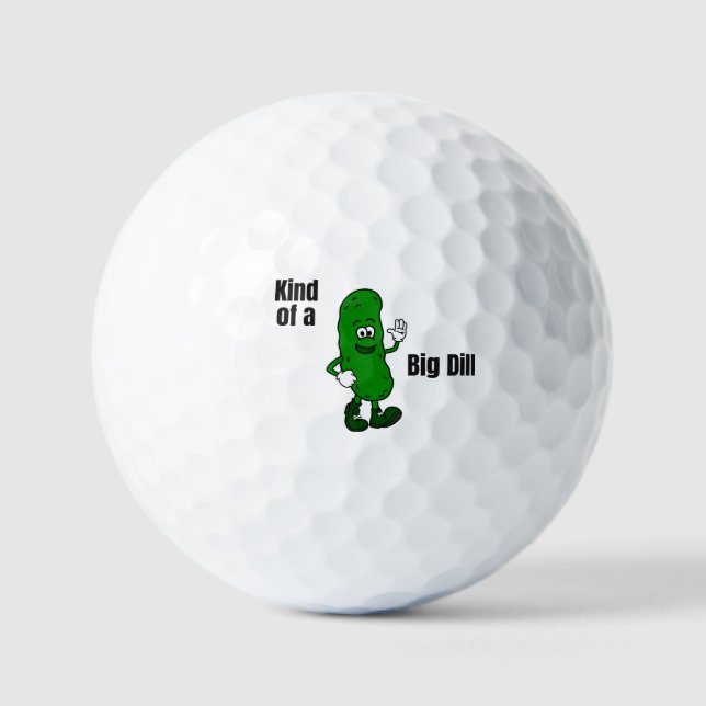 Pelotas De Golf Una especie de Big Dill Golf Balls (Anverso)
