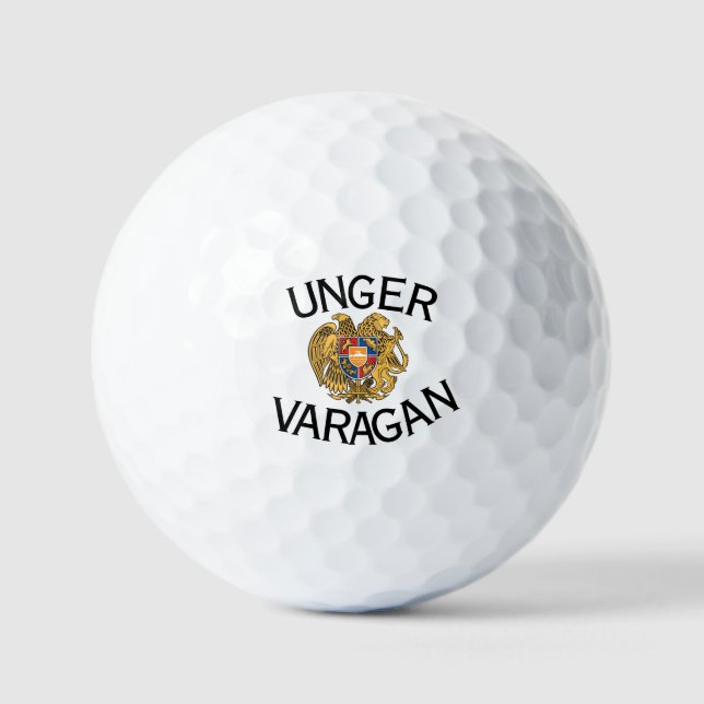 Pelotas De Golf Unger Varagan Golf Balls (Anverso)