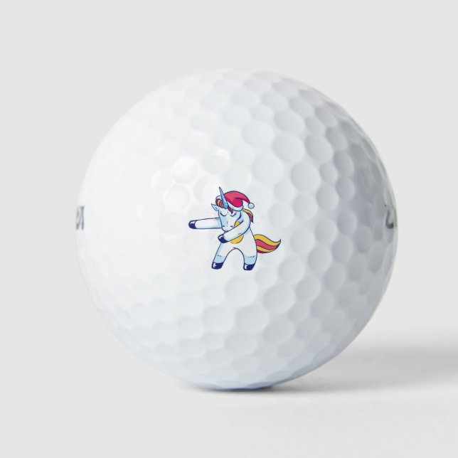 Pelotas De Golf Unicorn navidades (Anverso)