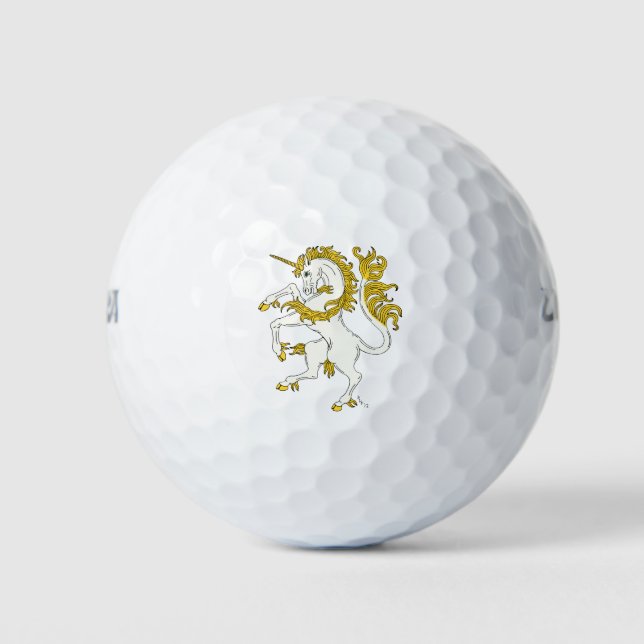 Pelotas De Golf Unicorn Rampant (Anverso)