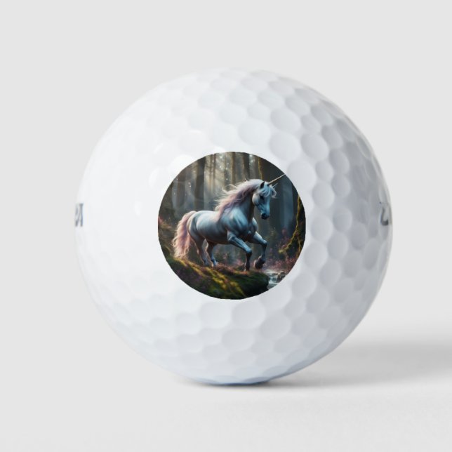 Pelotas De Golf Unicornio (Anverso)