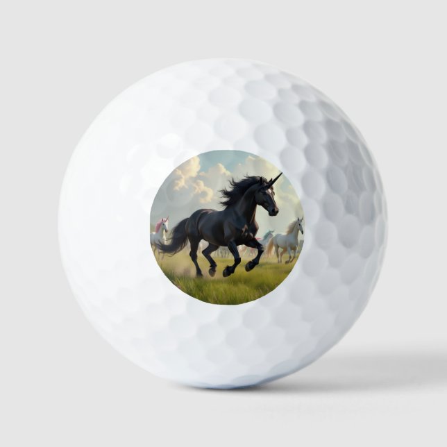 Pelotas De Golf Unicornio (Anverso)