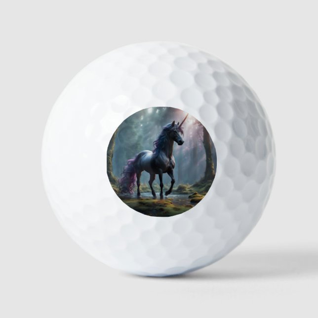 Pelotas De Golf Unicornio (Anverso)