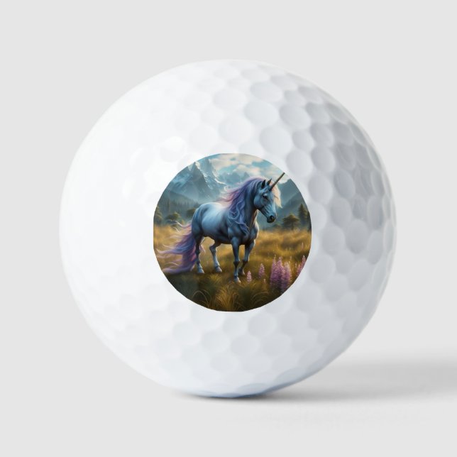 Pelotas De Golf Unicornio (Anverso)