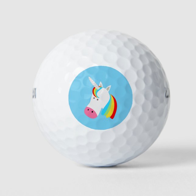 Pelotas De Golf Unicornio (Anverso)