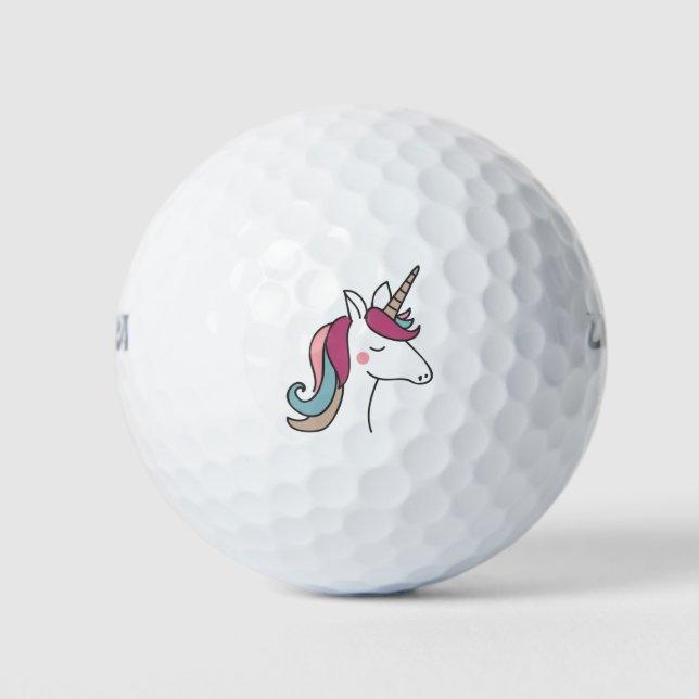 Pelotas De Golf Unicornio de Niza (Anverso)